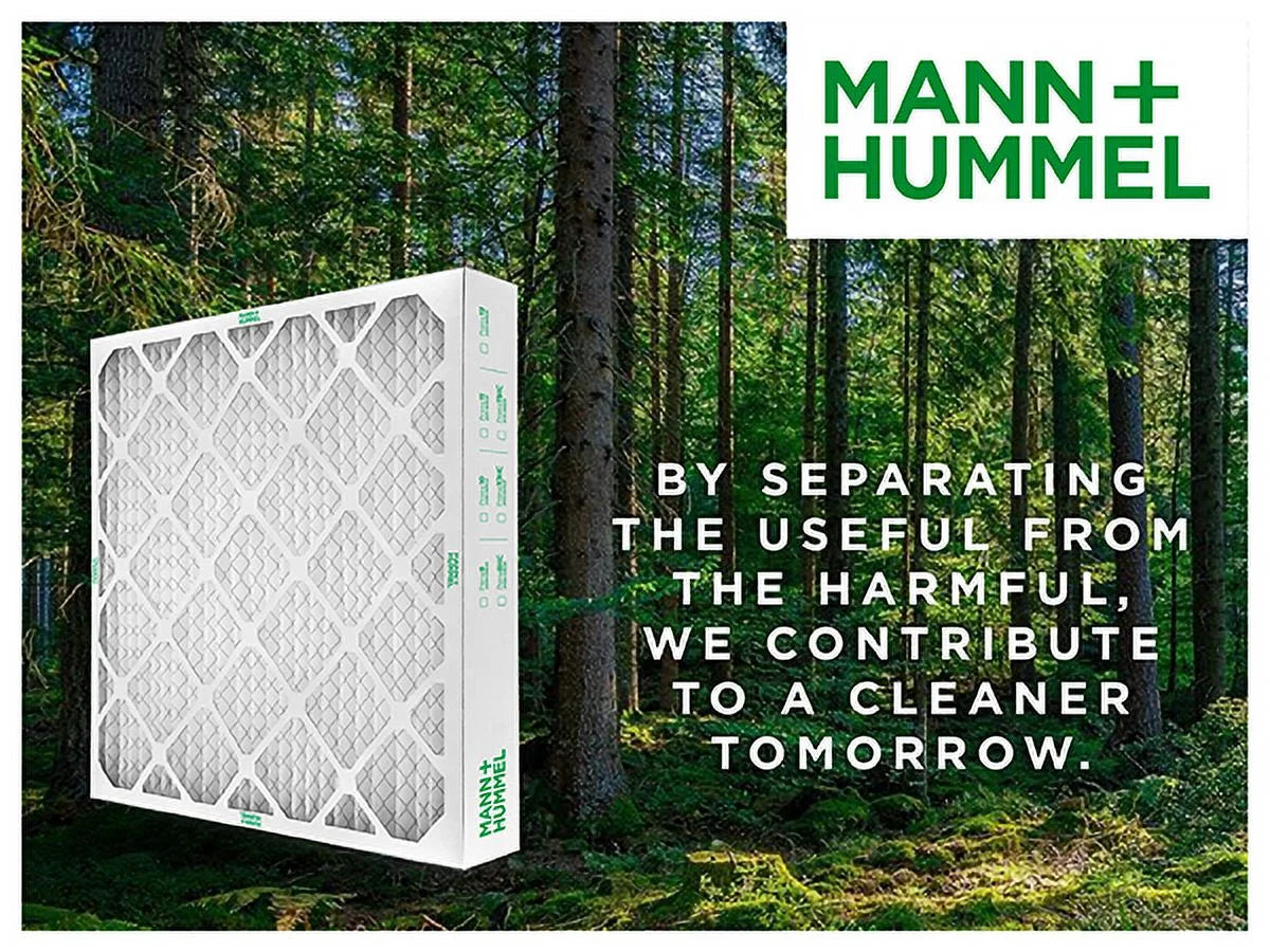 Mann+Hummel 20x23x1 MERV 8 Pleated HVAC AC Furnace Air Filters. Case of 12. (Exact Size: 19.5 x 22.5 x 0.75 Inches)