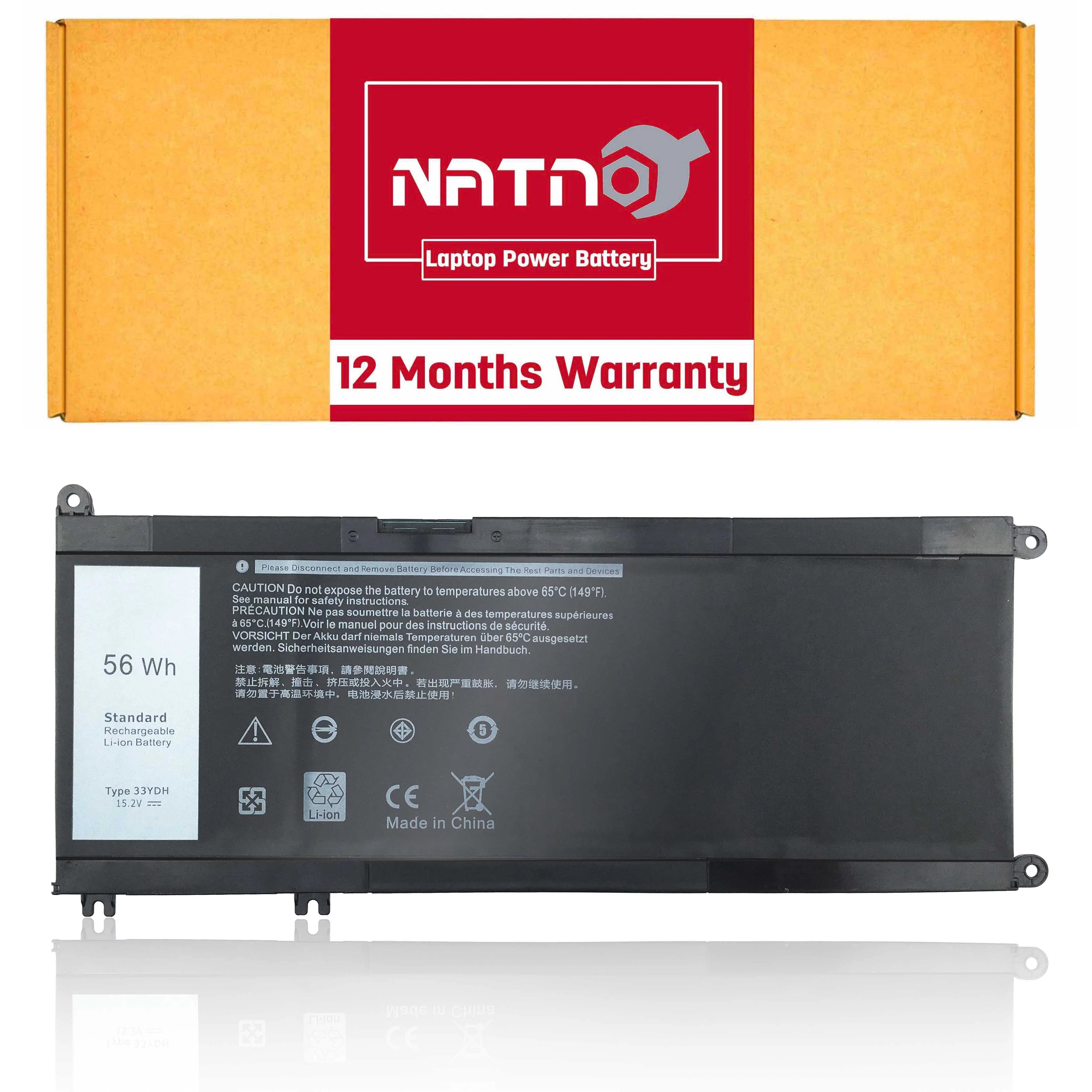 Laptop Battery For DELL INSPIRON 17 7773 7577 7778 56WH J9NH2 33YDH