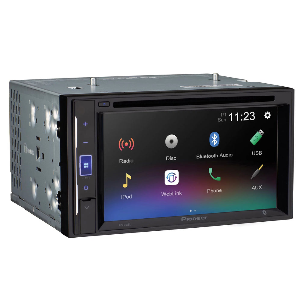 Pioneer 6.2  inch Resistive Touchscreen Back Up Camera Ready - DVD Receiver - Black