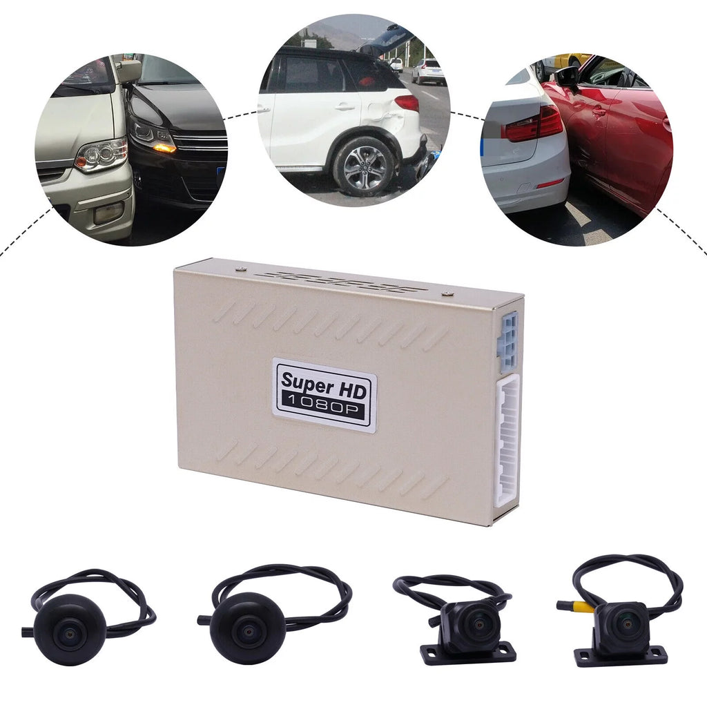 MONIPA 360° Lens Car DVR Dash Cam Video Recorder CMOS Image Sensor Rear Camera