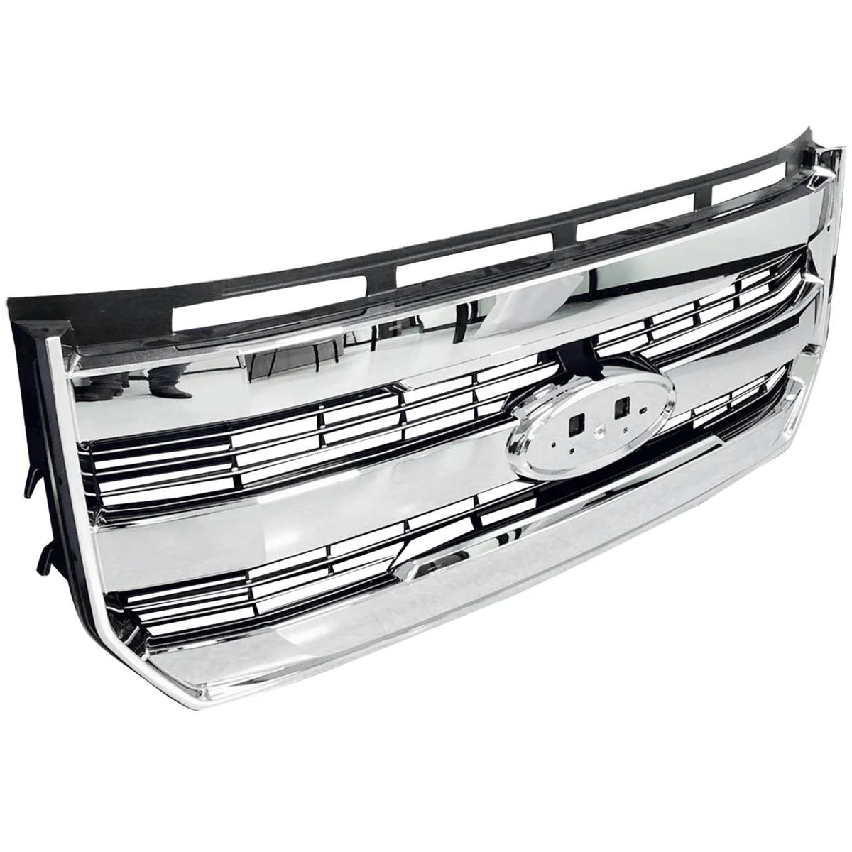 For 15-17 F-150 Front Bumper Radiator Grille Chrome W/o camera FL348200PBS