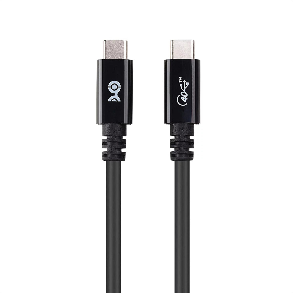 [USB-IF Certified] Cable Matters USB4 Cable 2.6 ft with 40Gbps Data, 8K Video Support, and 100W Charging, Compatible with Thunderbolt 4 Thunderbolt 3, USB C for MacBook, DELL XPS, Surface Pro and More