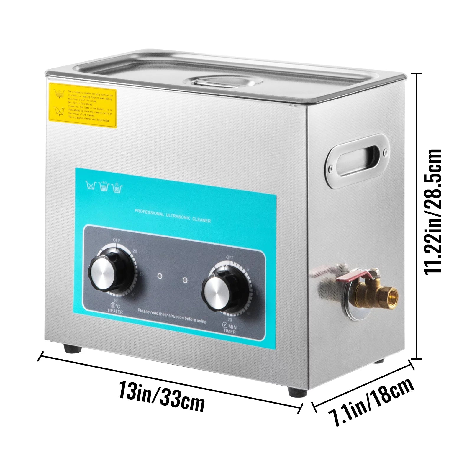 BENTISM Ultrasonic Vinyl Record Cleaner Vinyl Ultrasonic Cleaning Machine 6L Knob