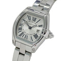 Secondhand Cartier Watch Ladies Roadster SM Date Quartz Rust-resistant Alloy SS W62016V3 Silver Polished (Fair)