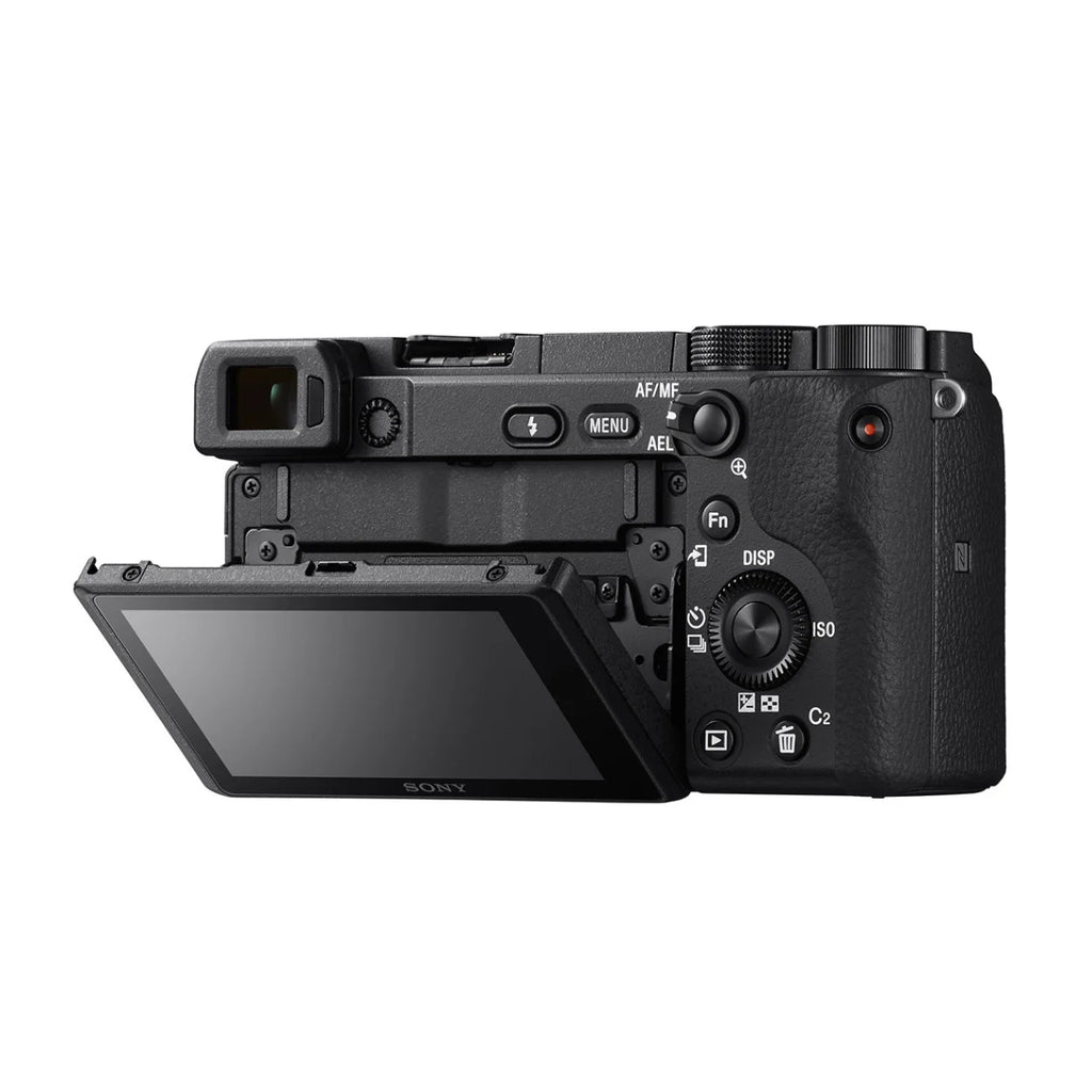 Sony a6400 ILCE-6400 - Digital camera - mirrorless - 24.2 MP - APS-C - 4K / 30 fps - body only - Wi-Fi, NFC, Bluetooth - black