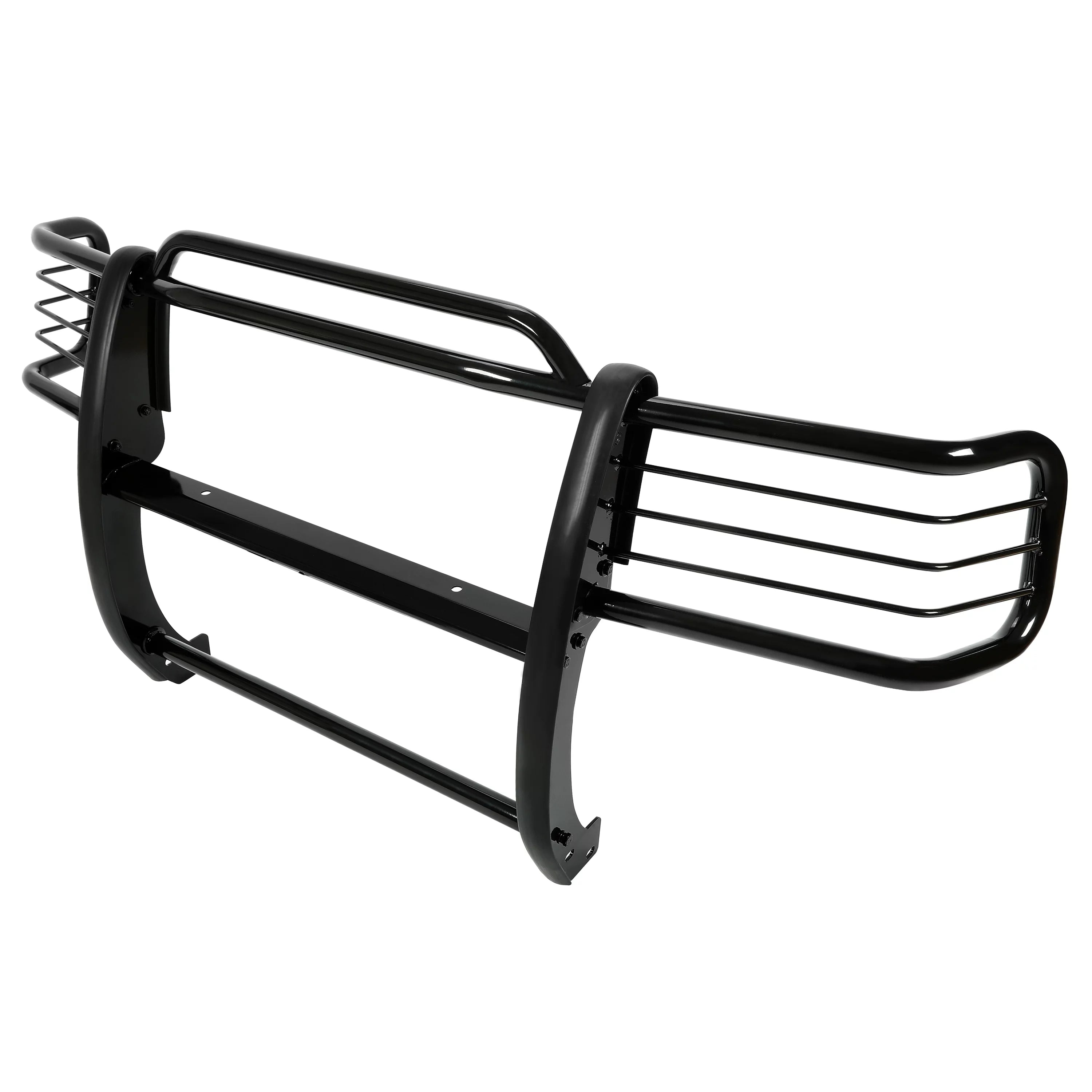 HECASA Front Grille Brush Guard Grill for Ford Ranger Mazda B4000 Pickup Truck 2001 02 03 04 05 06 07 08 09 10 11 2012 Powder Coated Black Alloy