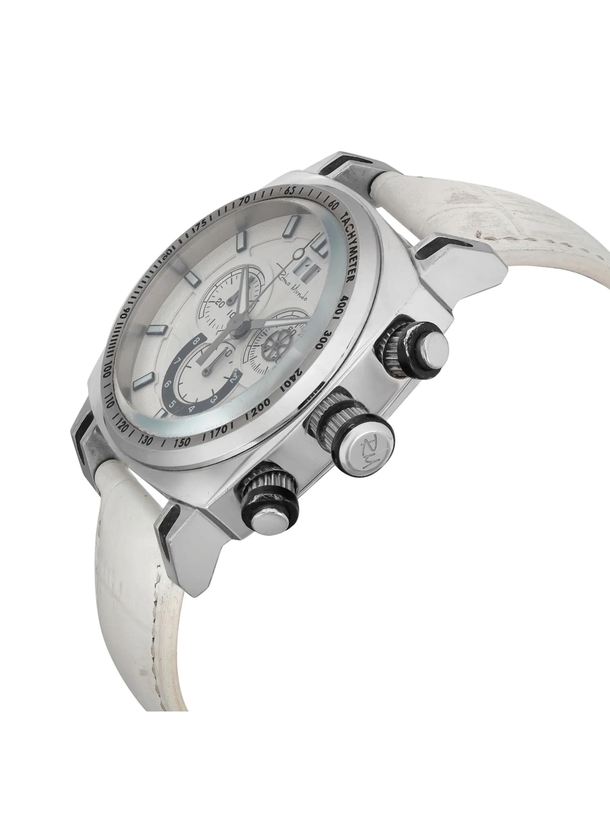 Used Ritmo Mundo Racer 44mm Metal Quartz Men Watch 222/4 (Good)
