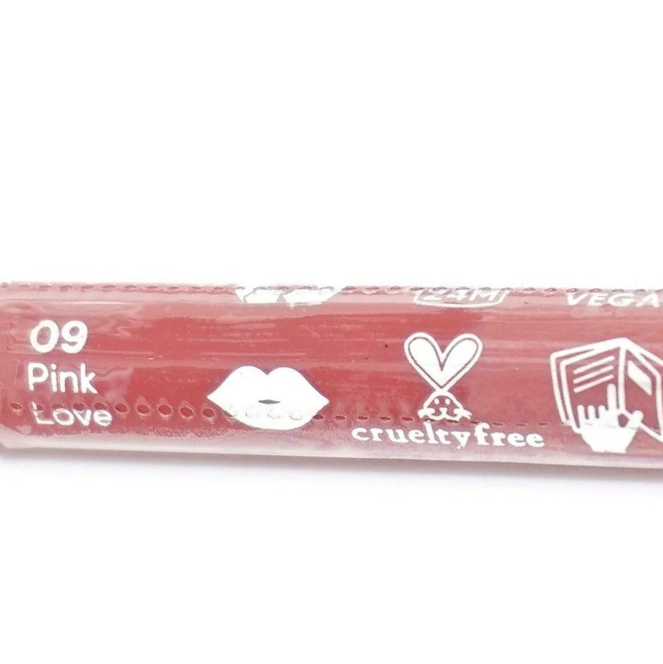 2 Pack Jordana Lipliner for Lips - Draw The Line Lipliner Pencil 09 Pink Love- .012 oz / .35 g