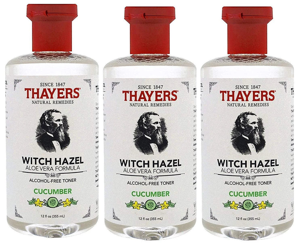 3 Pack - Thayers Witch Hazel Aloe Vera Toner, Lavender, 12 fl oz