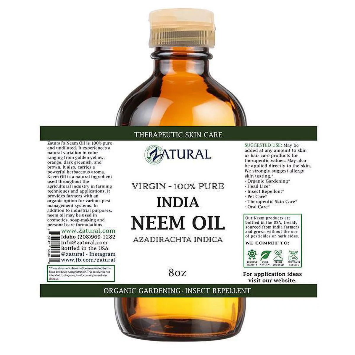 Organic Neem Oil | 100% Pure Neem Oil