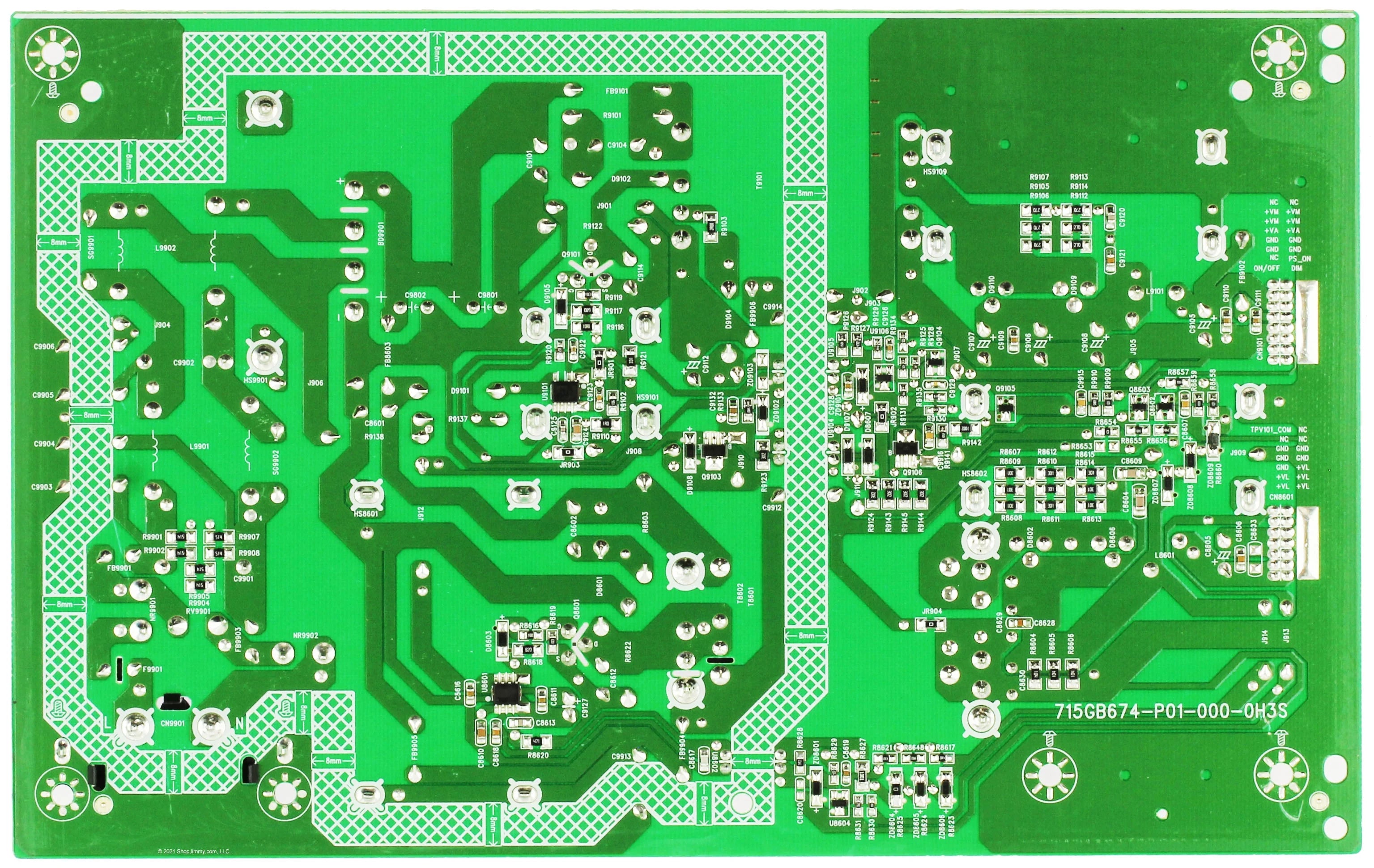 Vizio ADTVK1812AAF Power Supply Board V505-H1