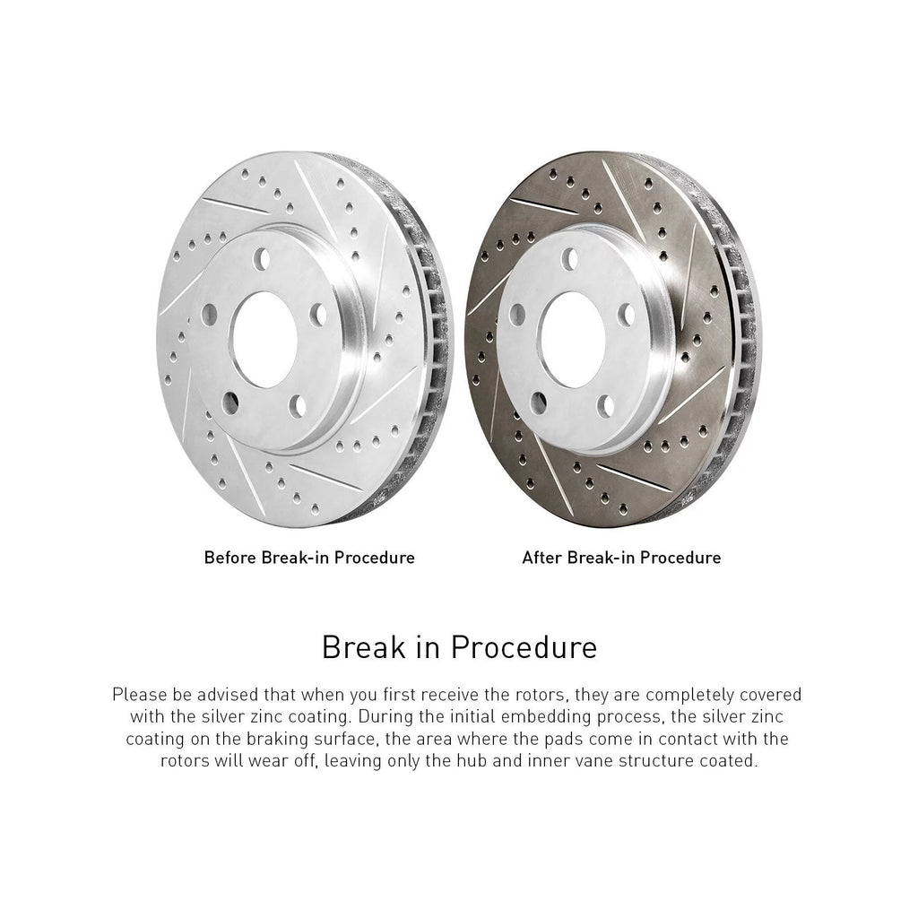 R1 Concepts Rear Brakes and Rotors Kit |Rear Brake Pads| Brake Rotors and Pads| Optimum OEp Brake Pads and Rotors WGUN1-02095