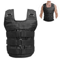 moobody Adjustable Weighted Vest Weight Jacket Oxford Exercise Weight Loading Cloth Strength Training 50kg Max. Load (Empty)