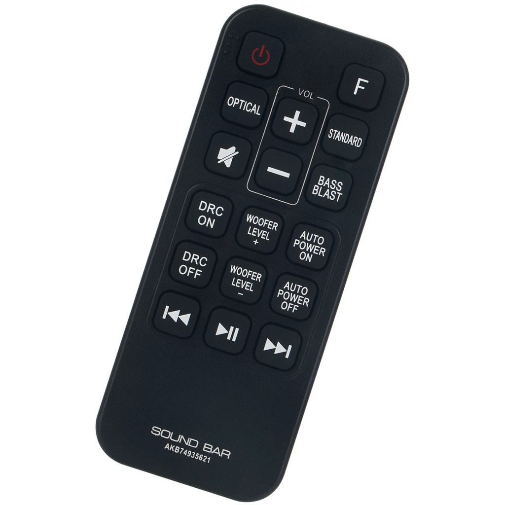 AKB74935621 Replacement Remote Control for LG Wireless Sound Bar SJ2 SPJ2B-W