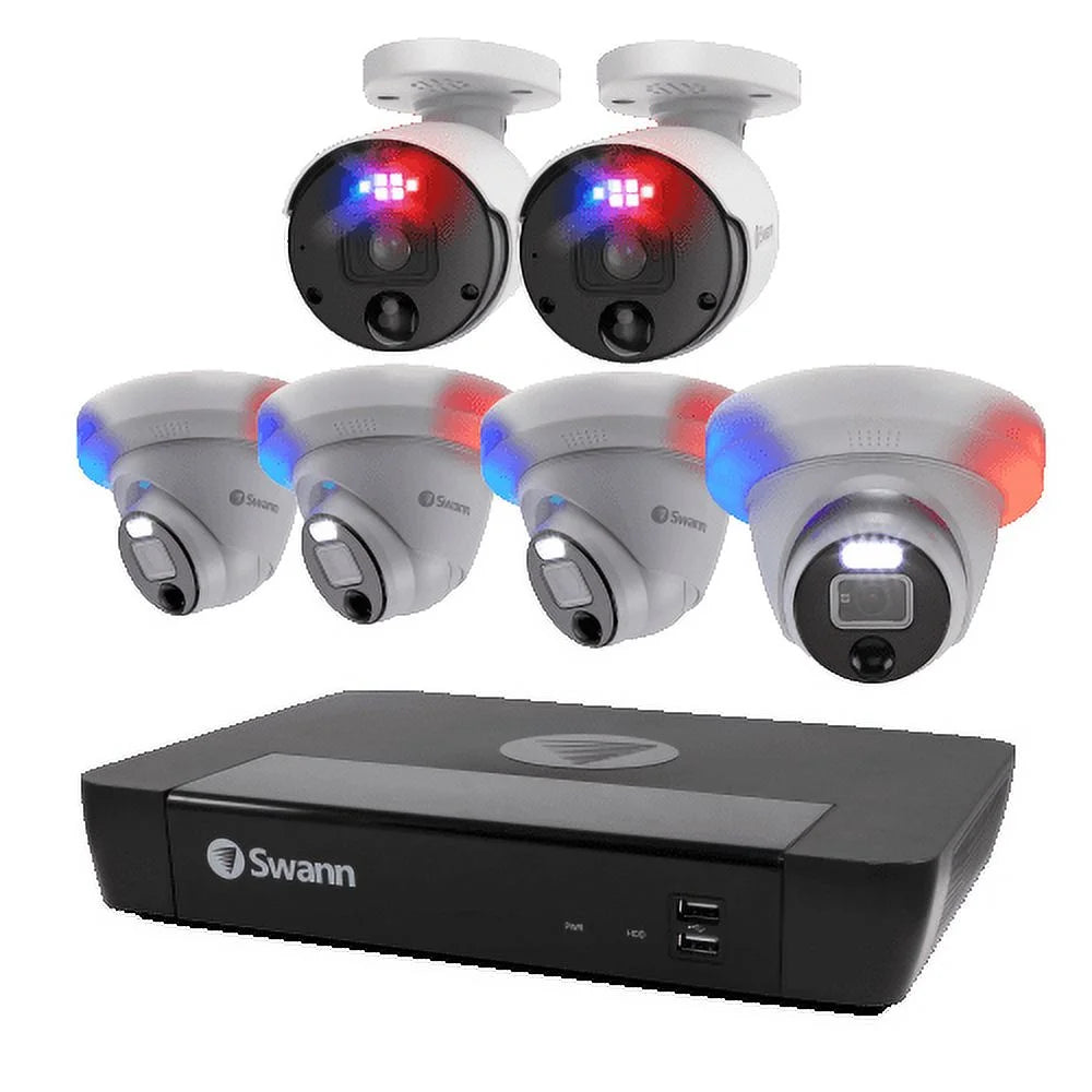 Swann 6 Camera 8 Channel 4K Ultra HD Pro Enforcer™ NVR Security System