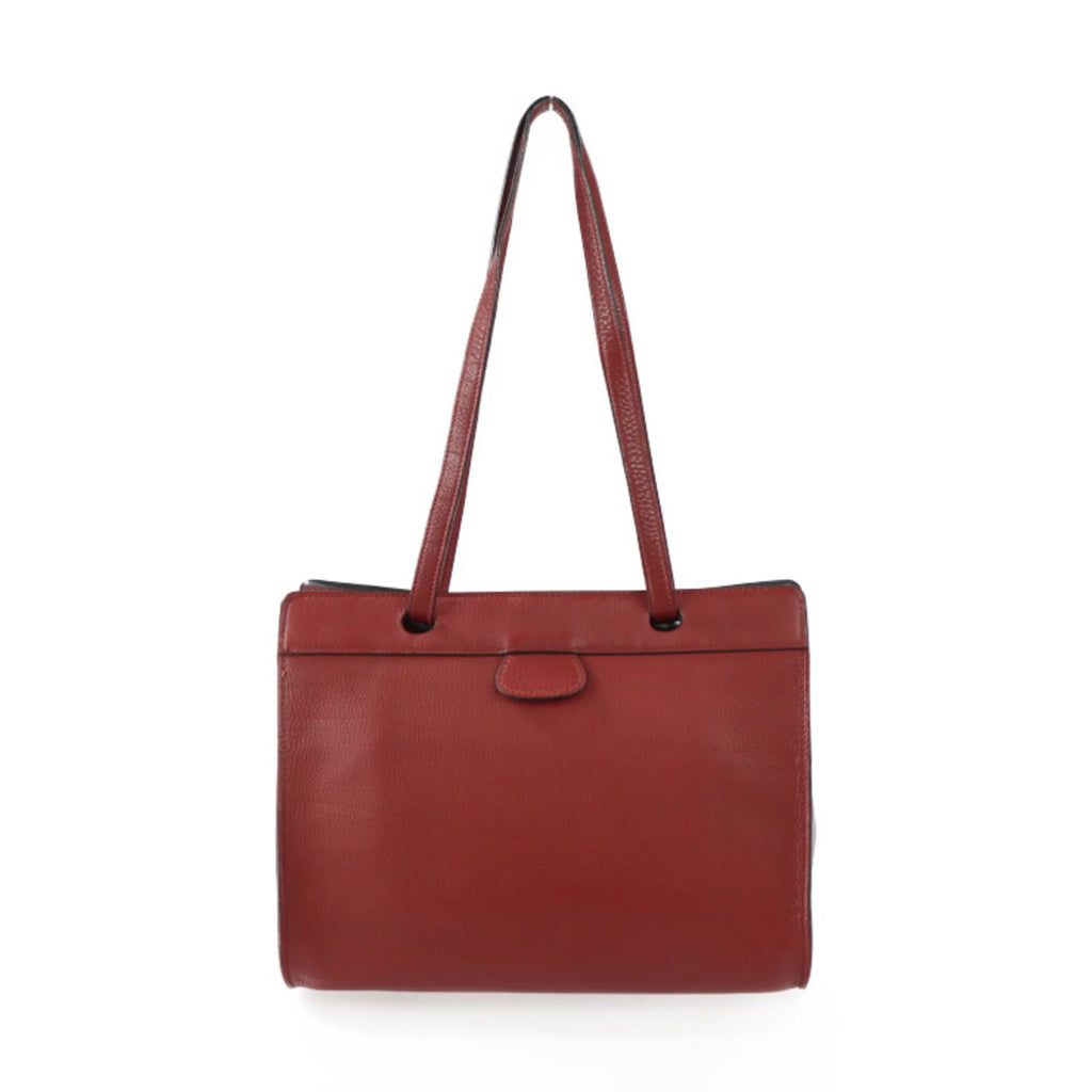 Used HERMES Hermes Museau Shoulder bag Taurillon Clemence Rouge Ash Tote □E stamp (Good)