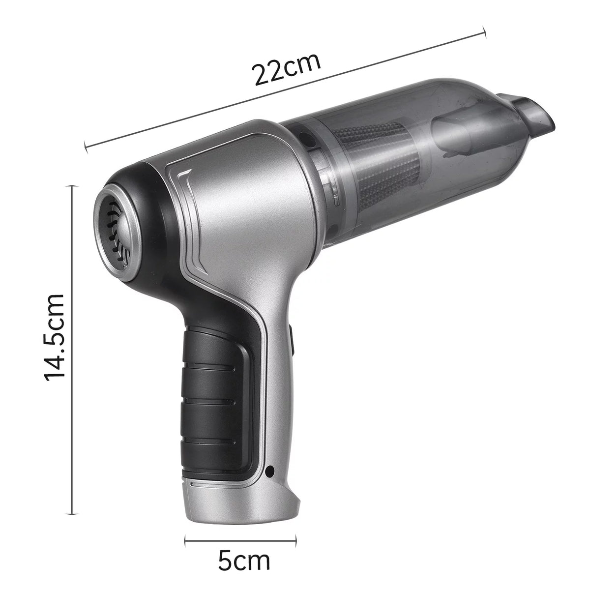 Tomfoto Handheld Car  Handheld Cordless Cleaner Portable  Air Duster & Hand Pump With 19000Pa Strong Suction USB  for Pet Hair Dust Gravel Cleaning Home Office