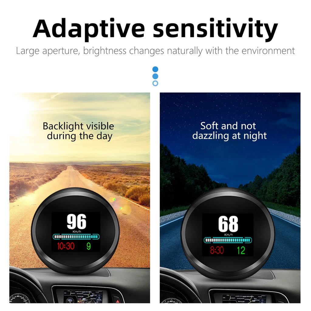 Andoer Digital Inclinometer Level & Angle Gauge, Head Up Display Speedometer for Cars, SUVsGP11
