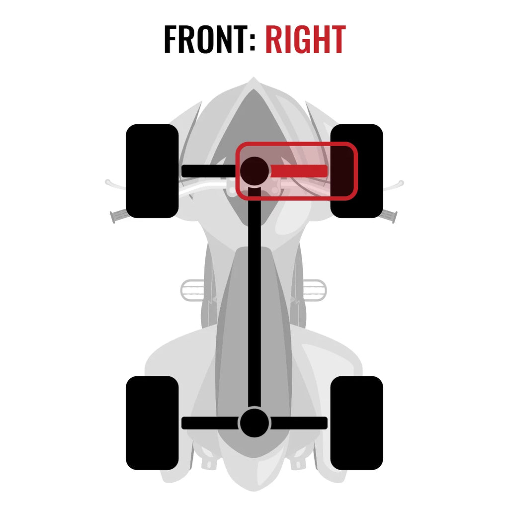 Sixity XT Front Right Axle compatible with Yamaha YFM700 Grizzly FI 4x4 Auto EPS SE 2014-2015