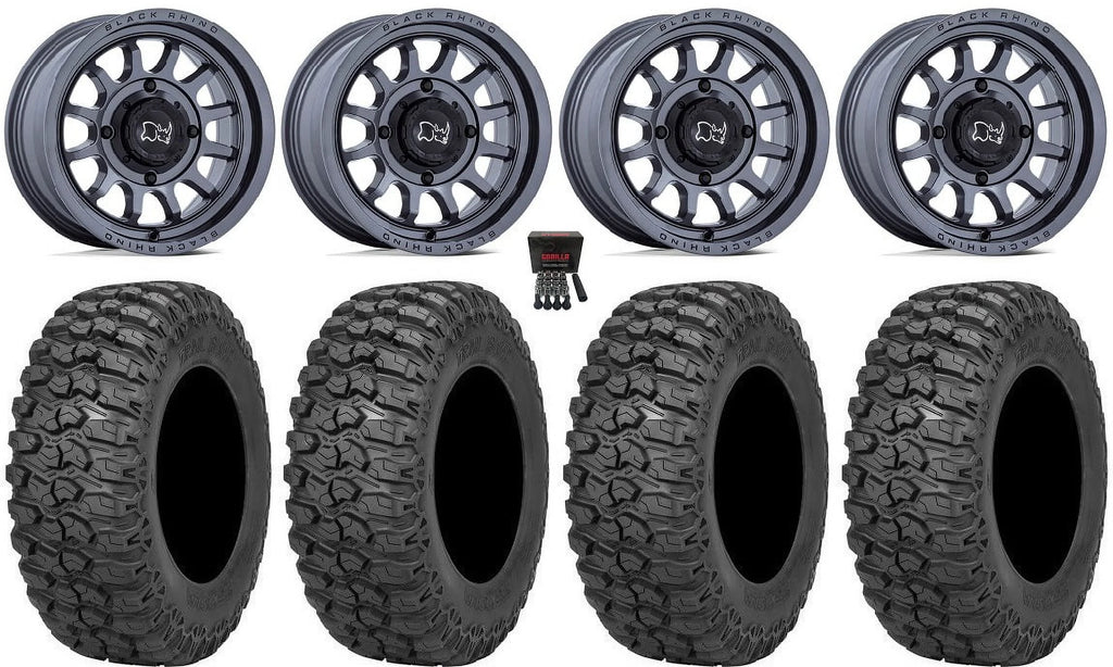 Black Rhino Rapid 14" Wheels Gm 30" Trail Saw 2.0 Tires Polaris RZR XP 1000 / PRO XP / Ranger XP 900/1000