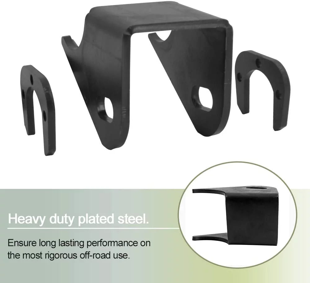 NIXFACE Front Lower Control Arm Bracket Axle Side Mount Brackets for 84-06 Jeep TJ XJ ZJ MJ
