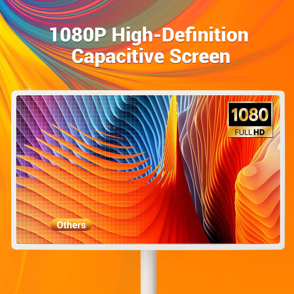 JYXOIHUB 22 inch StandbyMe 1080p Portable Touch Screen Televisions, Wireless TV on Wheels