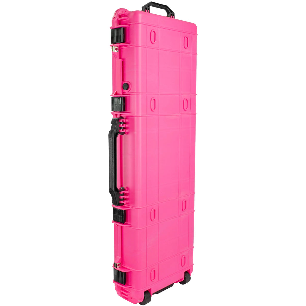 Eylar 44 inch Roller Rifle Hard Case with Foam Waterproof & Crushproof Pink