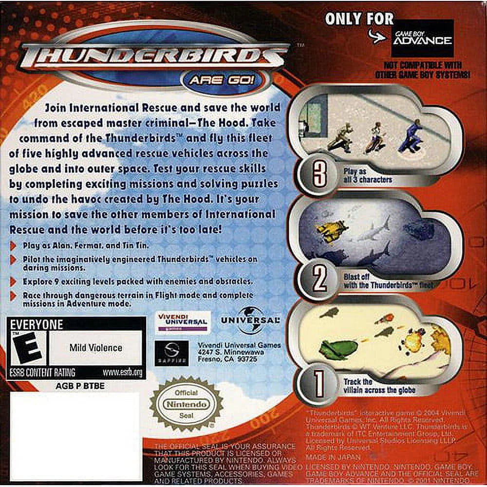 Thunderbirds GBA