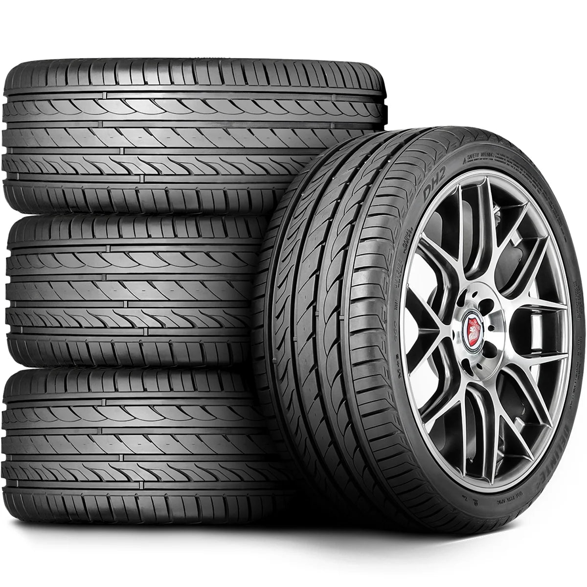 Delinte DH2 255/40R19 101Y XL A/S High Performance All Season Tire Fits: 2014 Ford Mustang GT, 2015-23 Ford Mustang EcoBoost Premium