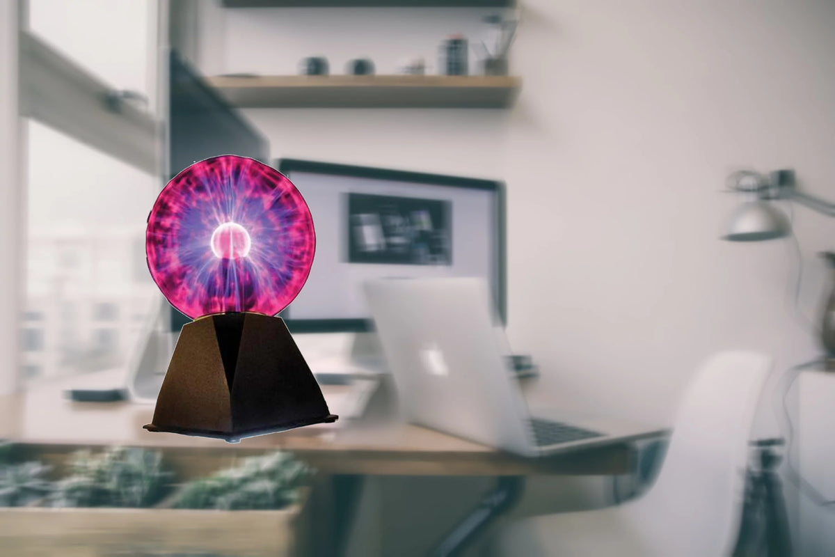 Creative Motion Industries 7 in. plasma ball room ,table lamp