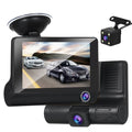 Moobody Dash Cam - 1080P Full HD Front and Rear Dual Dash Camera, 4 Inch IPS Screen, G-sensor, Loop Recording - Keep an Eye on Your Surroundings While On the Go