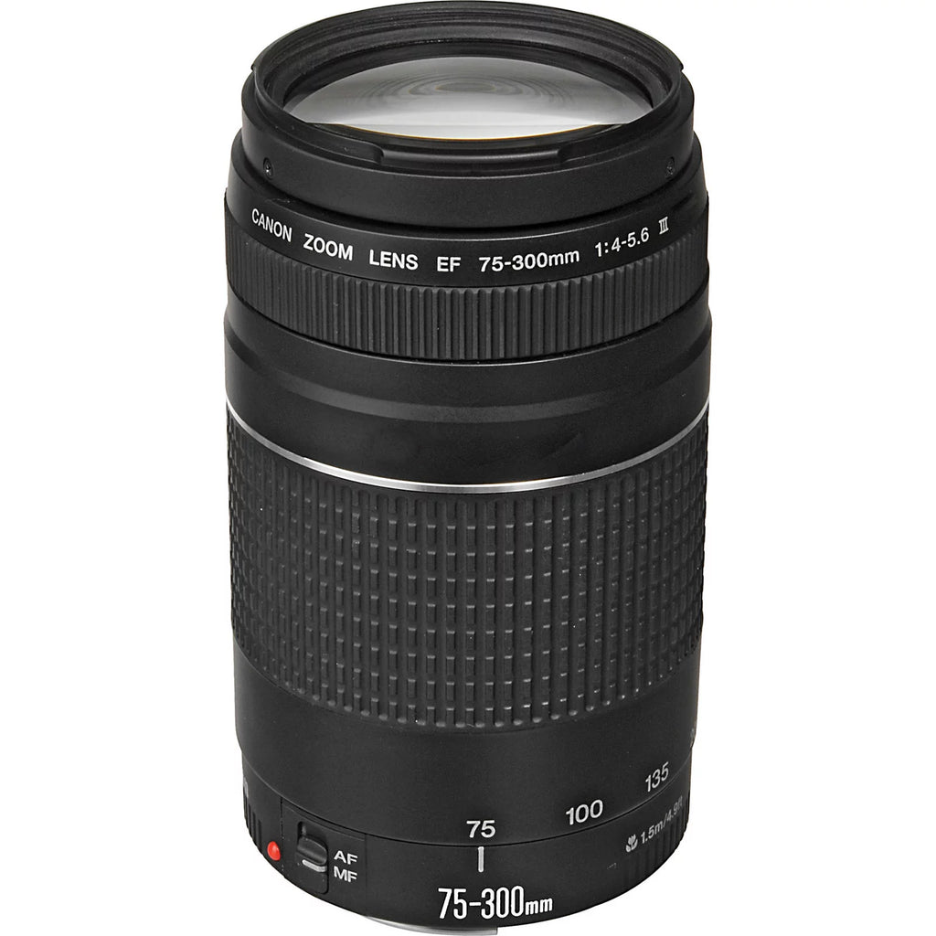 Canon EOS Rebel T7i/800D DSLR Camera with 18-135mm Lens with 75-300mm Lens   32GB Card   Case   Flash   Filters   Remote Kit