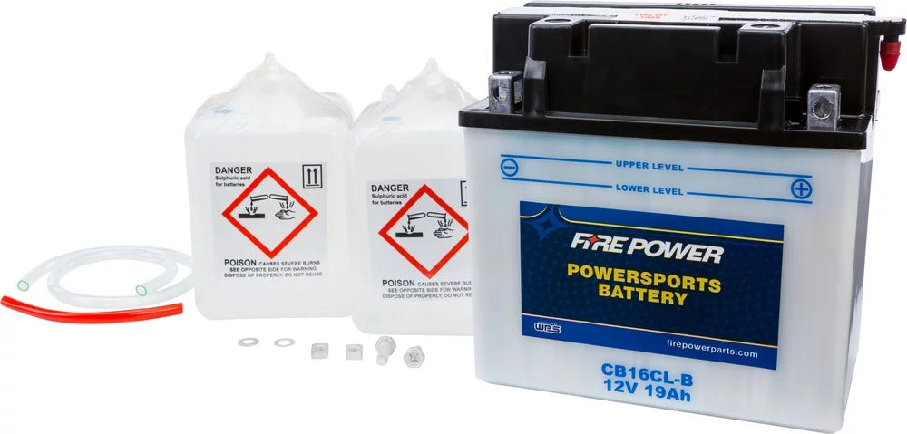 Fire Power Battery W/ACID CB16CL-B Compatible With Yamaha FX Cruiser HO (FY/FB1800-A) 2009-2017