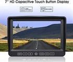 7” Monitor Rear View Backup Camera Parking System Night Vision For RV/Truck/Bus/Camper/Van/Pickup ZEROXCLUB WRMBY1