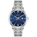 Bulova Men's Classic Blue Dial Rust-resistant Alloy Watch 96B282