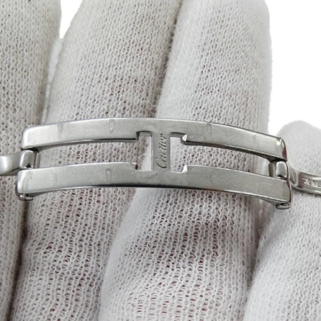 Secondhand Cartier Watch Ladies Roadster SM Date Quartz Rust-resistant Alloy SS W62016V3 Silver Polished (Fair)
