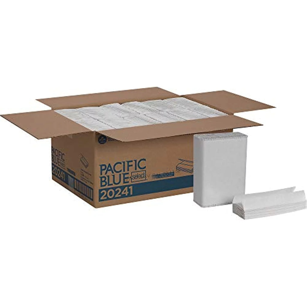 Pacific Blue Select C-Fold Paper Towels By Gp Pro (Georgia-Pacific), White, 20241, 200 Towels Per Pack, 12 Packs Per Case (2400 Total), 10.10" X 13.20"