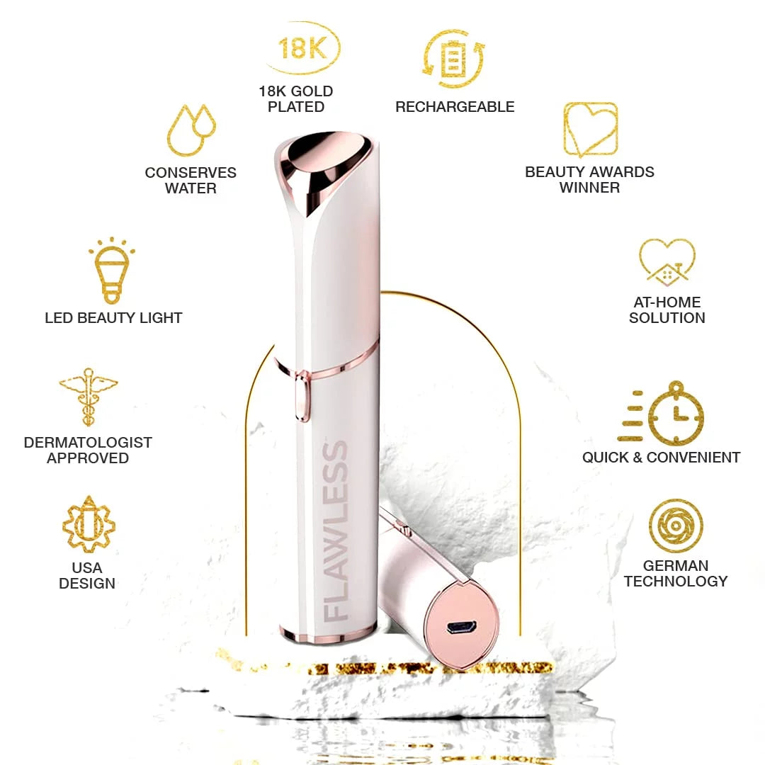 Finishing Touch Flawless Original Facial Hair Removal Rechargeable White