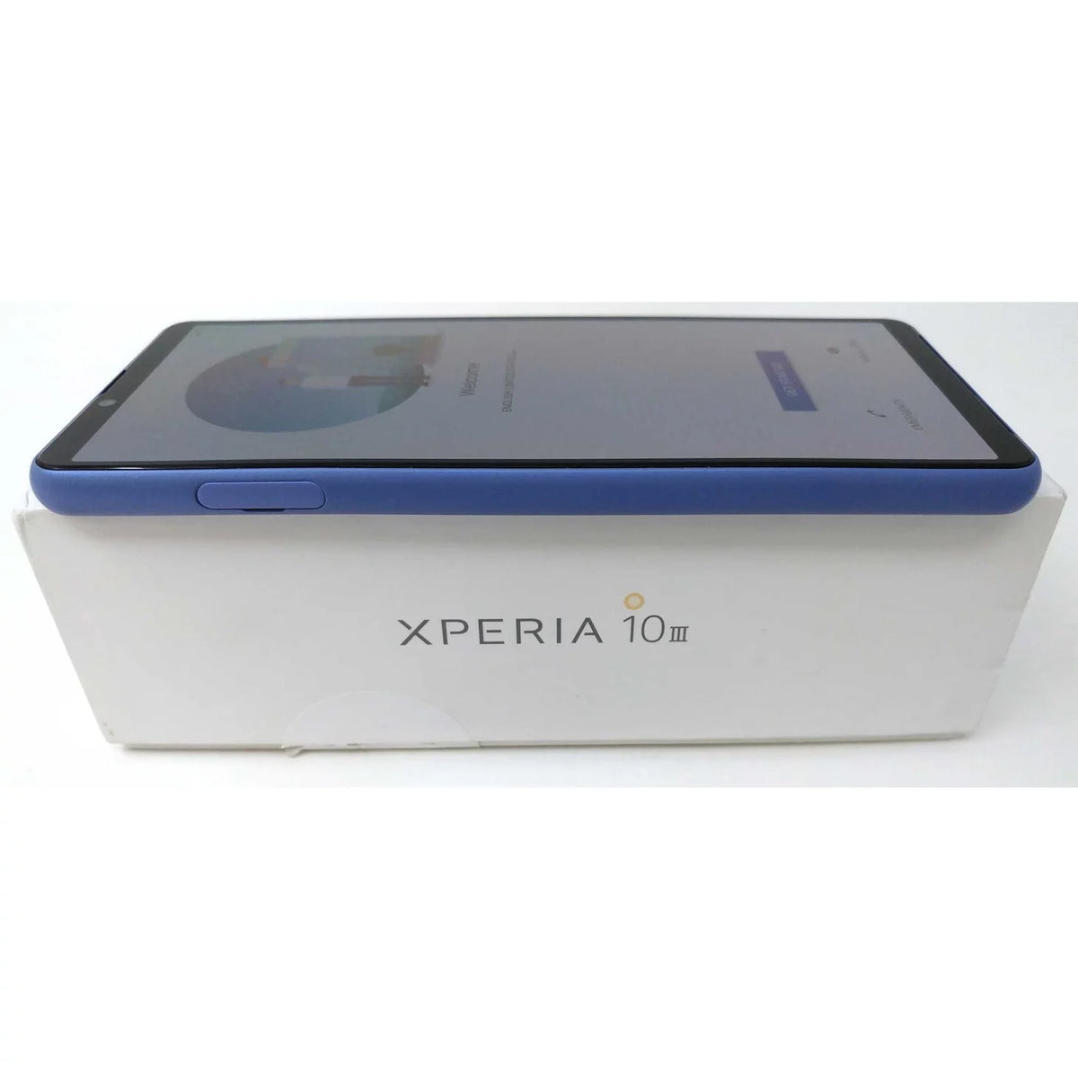 Previously Owned Sony Xperia 10 III 5G 128GB XQ-BT52 6GB RAM GSM Factory Unlocked Smartphone - Blue (Like New)
