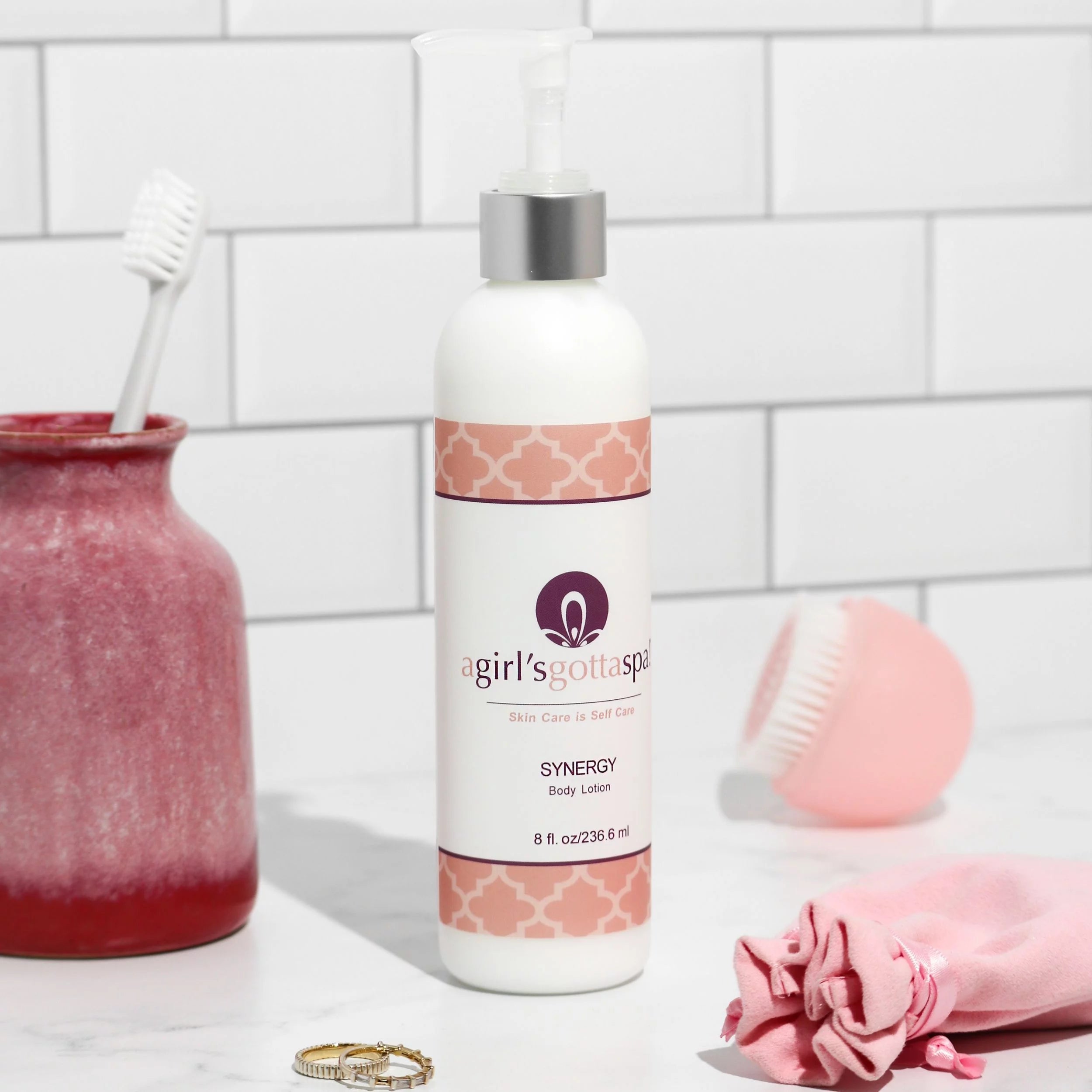 A Girl's Gotta Spa! Synergy Body Lotion for Dry Skin | Lavender and Cedarwood, 8 Ounces