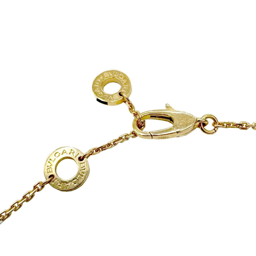 Used BVLGARI Bvlgari Diva Dream Necklace Malachite Diamond K18PG D0.28ct Pink Gold 7.3g Ladies Pendant (Good)