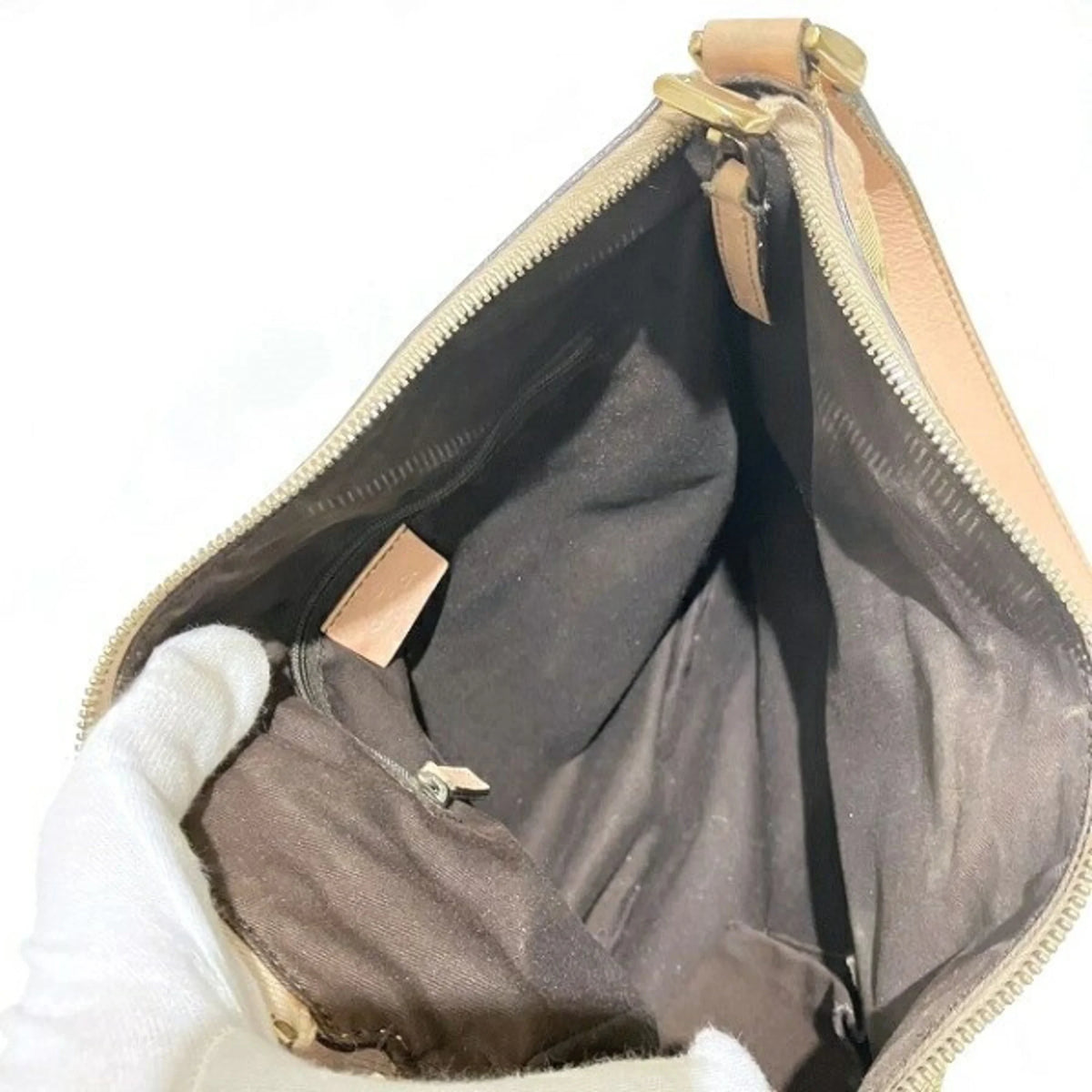 Previously Owned GUCCI GG Canvas Abbey 203257 Bag Shoulder Ladies (Good)