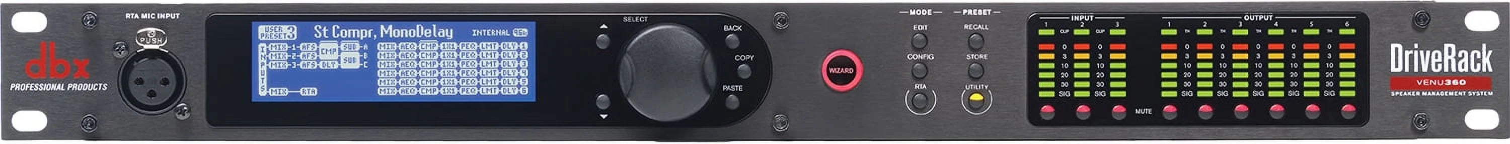DBX VENUE360 VENU 360 DriveRack 3x6 PA Speaker Sound Processor System+APP