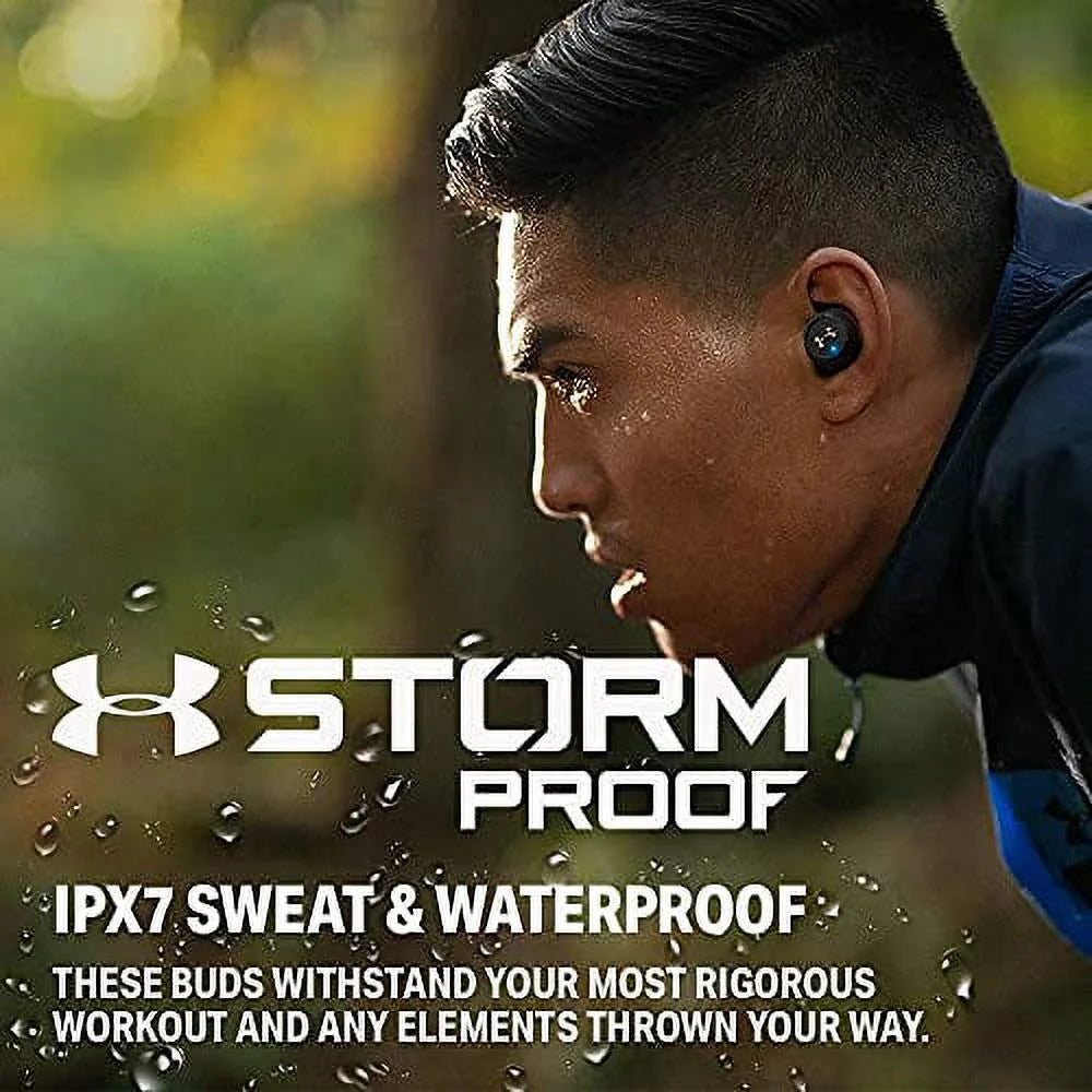 Restored JBL UA True Wireless FLASH X In-Ear Sport Headphones - Black (Refurbished)