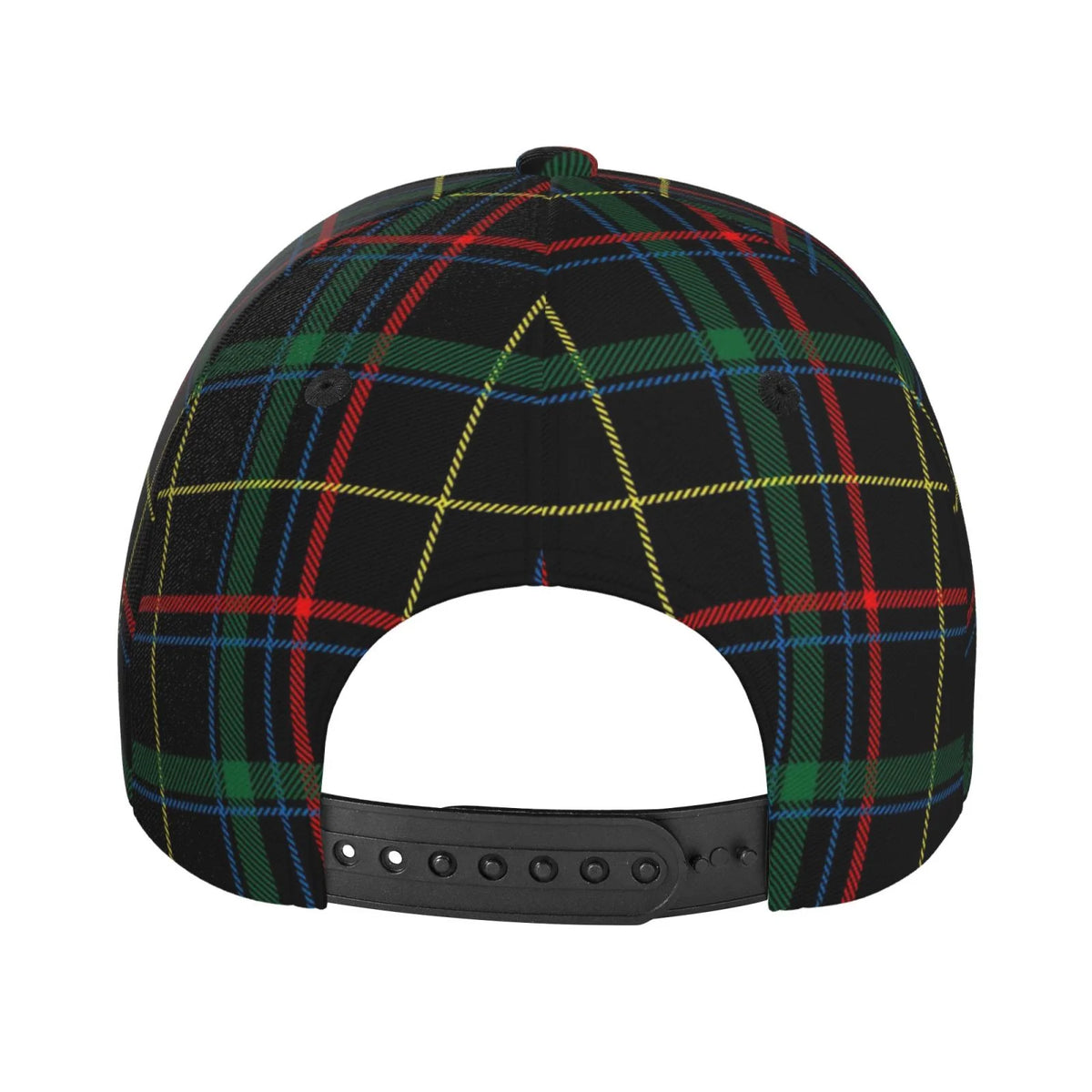 Balery Baseball Cap Adjustable Size for Running Workouts and Outdoor Activities All Seasons Dad Hat(Buffalo Plaid Dark Green)