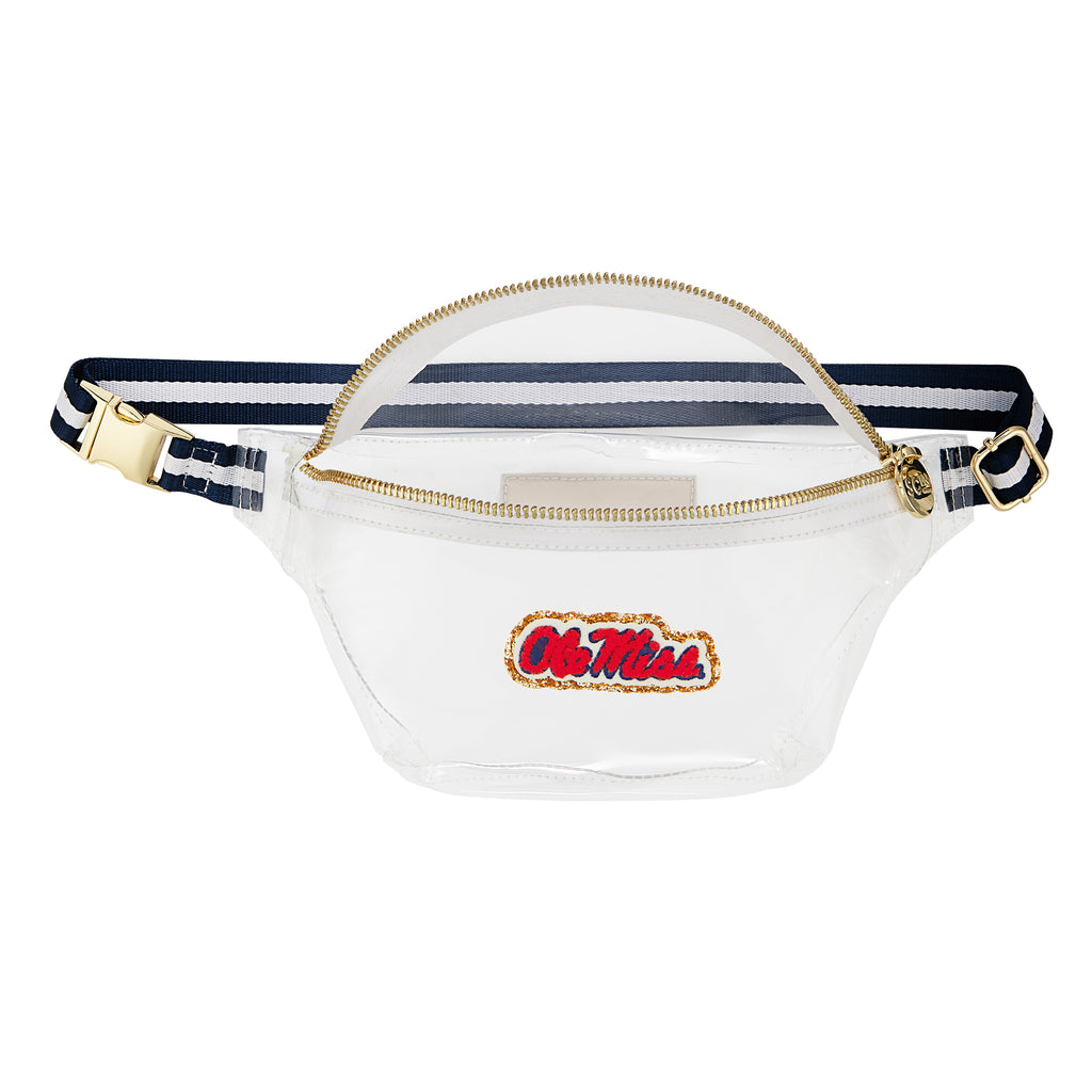 Stoney Clover Ole Miss Rebels Stadium Clear Fanny Pack