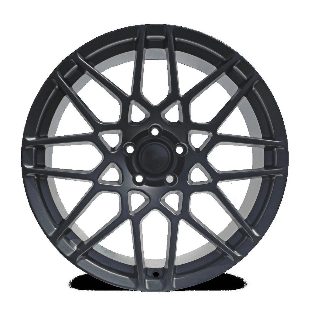20X10 5-114.3 REPLICA #238 SATIN BLACK 40/70.6