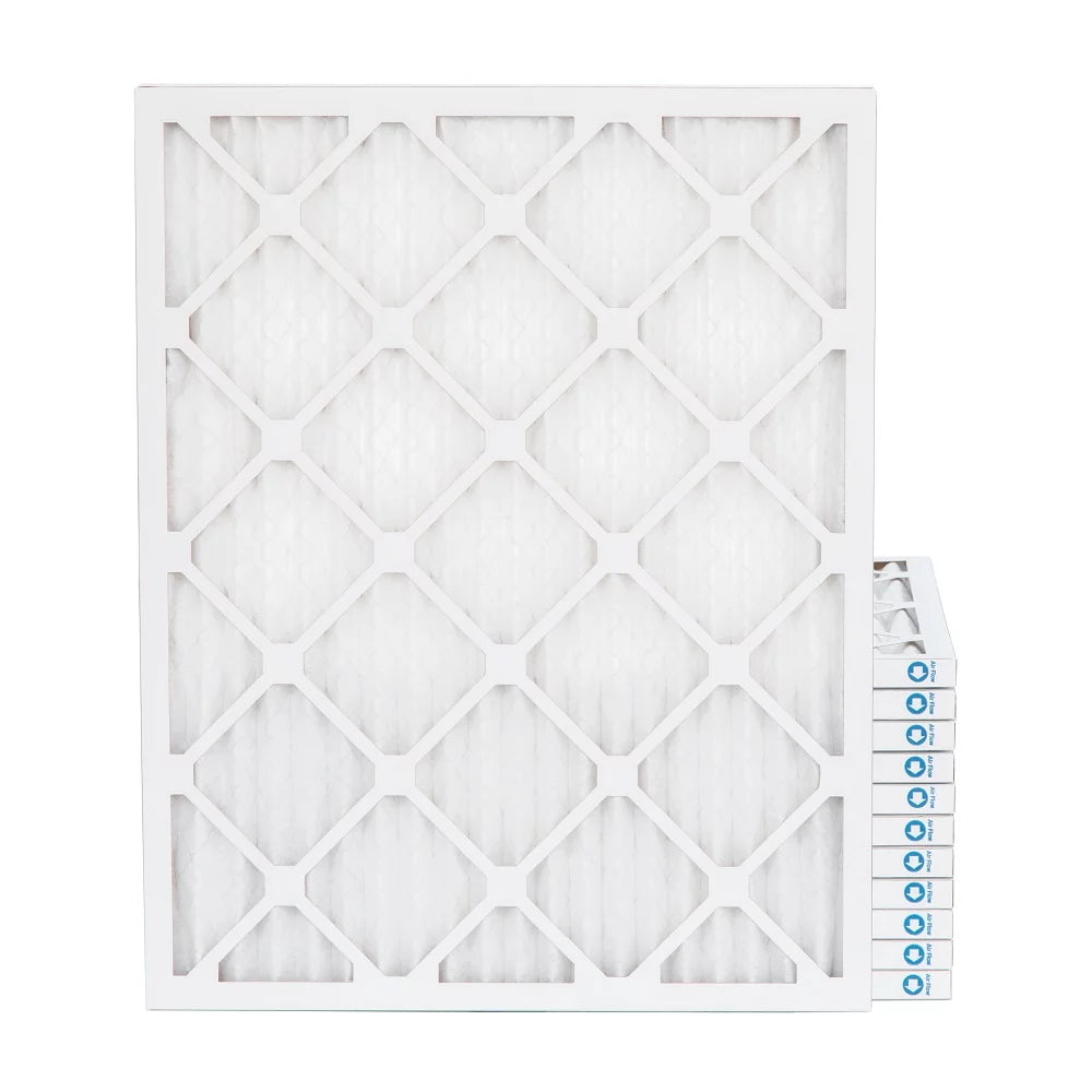 Pamlico Air 14x20x1 MERV 8 Pleated AC Furnace Air Filters. Case of 12. Actual Size: 13-1/2 x 19-1/2 x 3/4