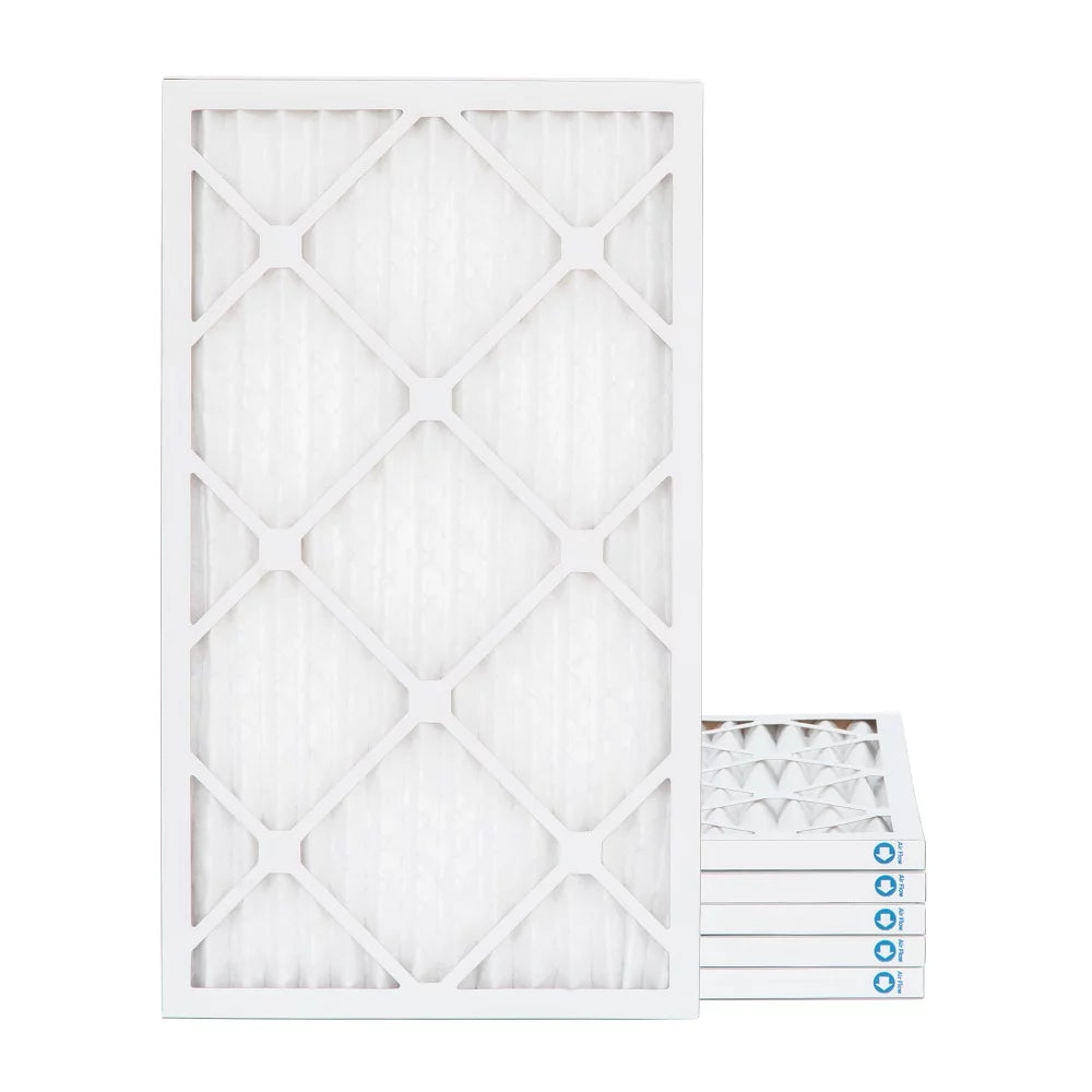 12x24x1 MERV 11 Pleated AC Furnace Air Filters. 6 Pack. Made in USA.