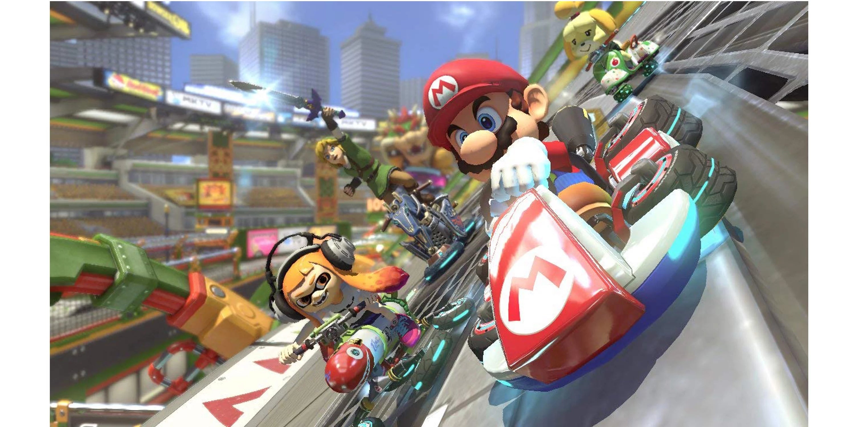 Mario Kart 8 Deluxe Nintendo Switch with Core Innovations Controller